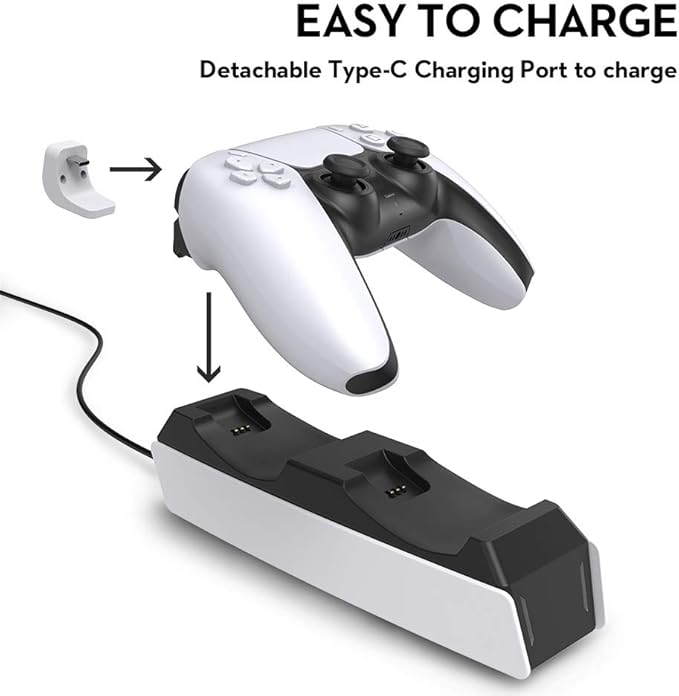 Aisen Dual Charging Dock for PS5 Controller