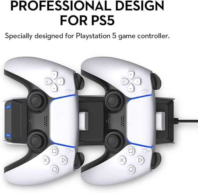 Aisen Dual Charging Dock for PS5 Controller