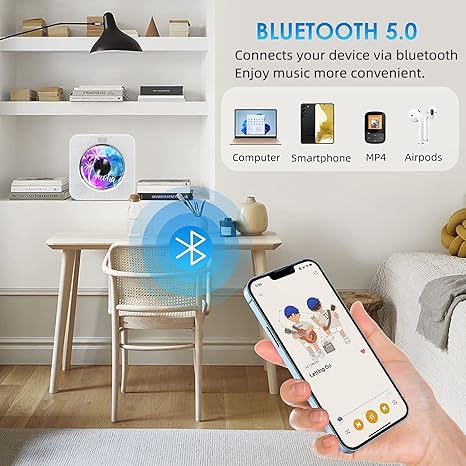 Portable CD/ Bluetooth Music Player