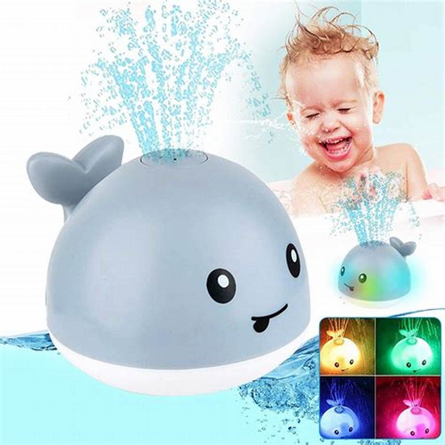 Whale Spray Water Bath Toy
