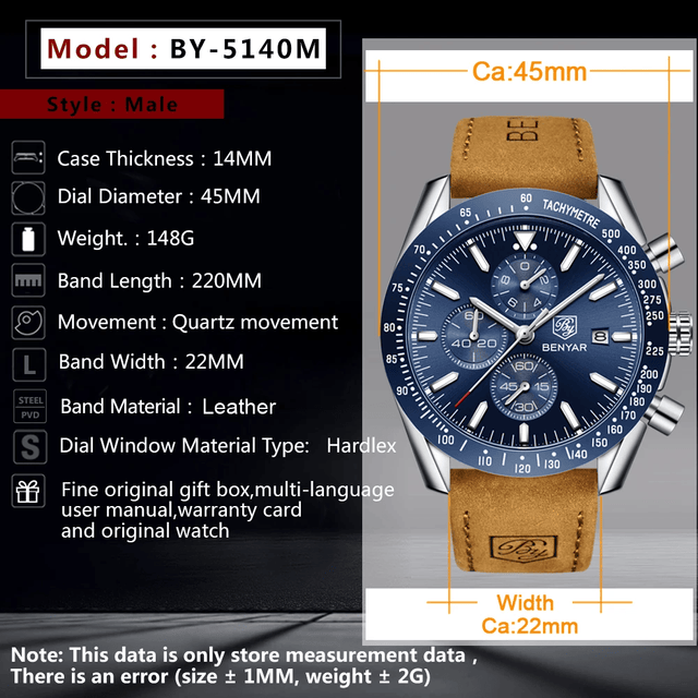 BENYAR Watch 5140
