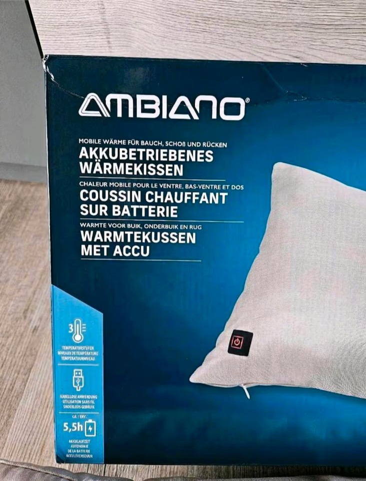 Ambiano Heated Pillow - w Powerbank