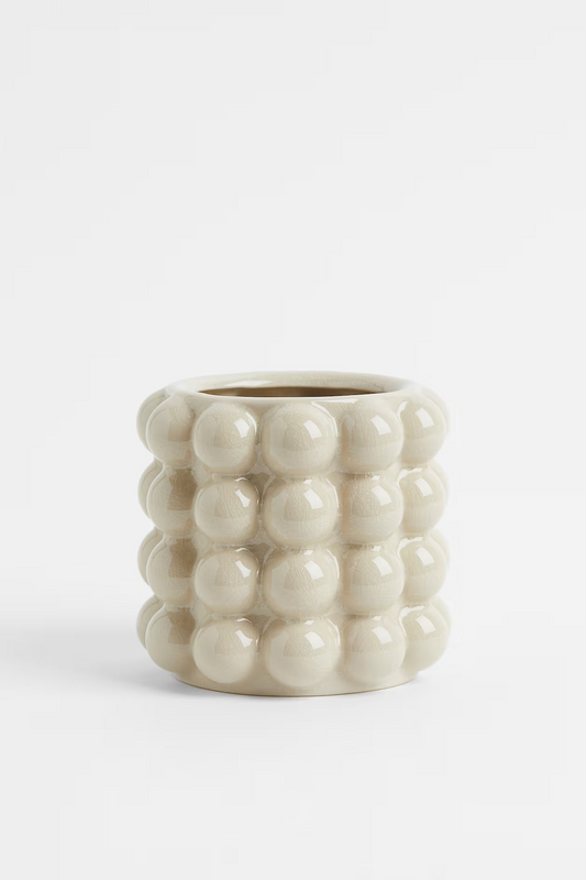 Bubble Pot Small - Beige